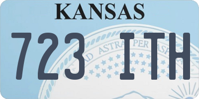 KS license plate 723ITH