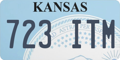 KS license plate 723ITM