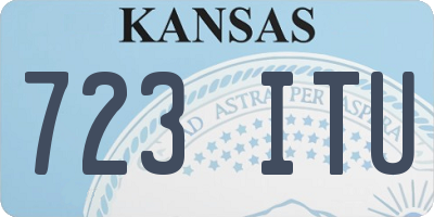 KS license plate 723ITU