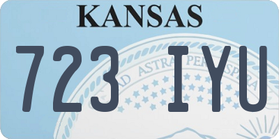 KS license plate 723IYU