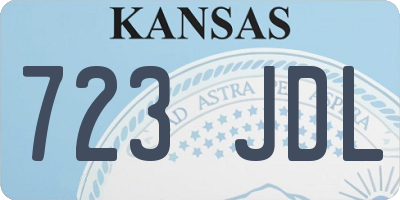 KS license plate 723JDL