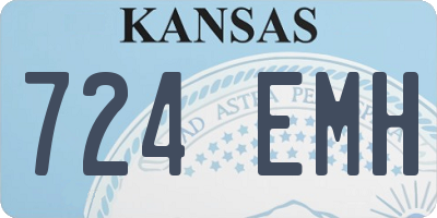 KS license plate 724EMH