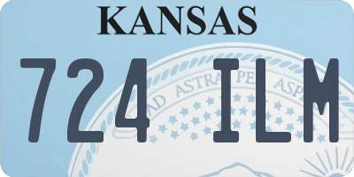 KS license plate 724ILM