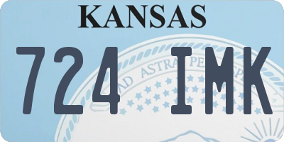 KS license plate 724IMK
