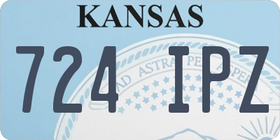 KS license plate 724IPZ