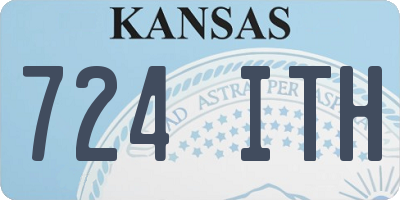 KS license plate 724ITH