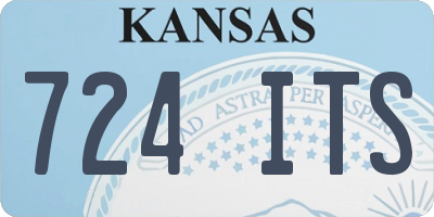 KS license plate 724ITS
