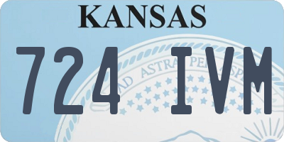 KS license plate 724IVM