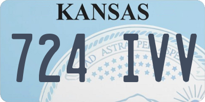 KS license plate 724IVV
