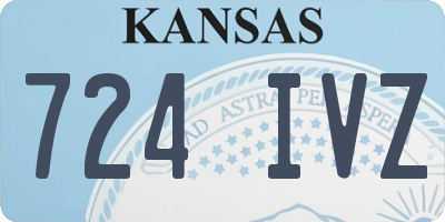 KS license plate 724IVZ