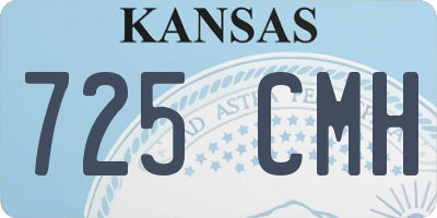 KS license plate 725CMH