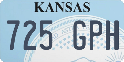 KS license plate 725GPH