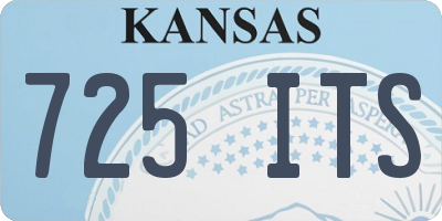 KS license plate 725ITS