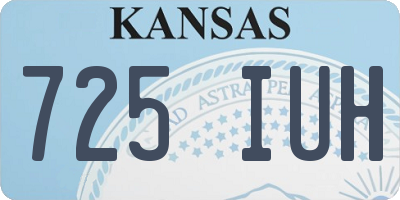 KS license plate 725IUH