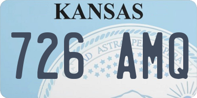 KS license plate 726AMQ