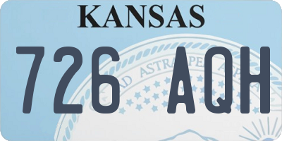 KS license plate 726AQH