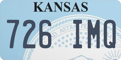 KS license plate 726IMQ