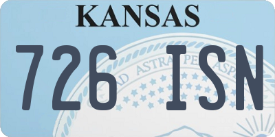 KS license plate 726ISN