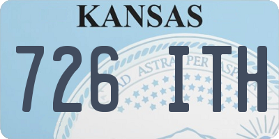 KS license plate 726ITH