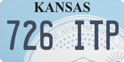 KS license plate 726ITP