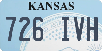 KS license plate 726IVH