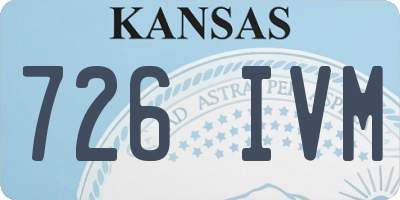 KS license plate 726IVM