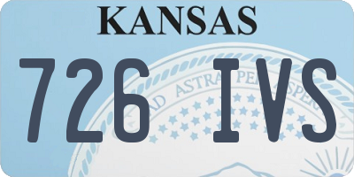 KS license plate 726IVS