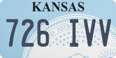 KS license plate 726IVV