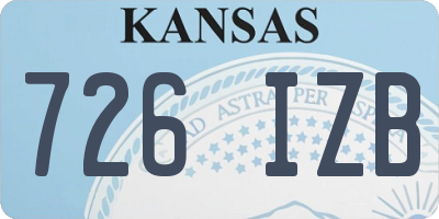 KS license plate 726IZB
