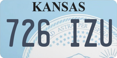 KS license plate 726IZU