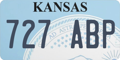 KS license plate 727ABP
