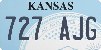 KS license plate 727AJG