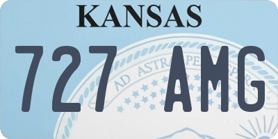 KS license plate 727AMG