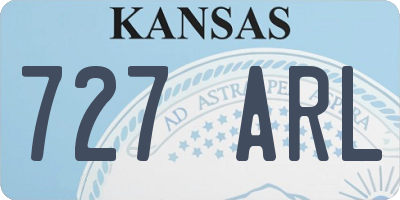 KS license plate 727ARL