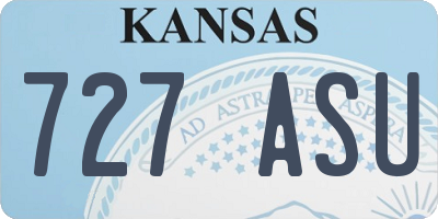 KS license plate 727ASU