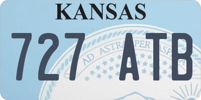 KS license plate 727ATB