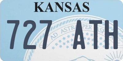 KS license plate 727ATH