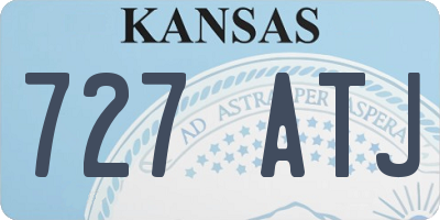 KS license plate 727ATJ
