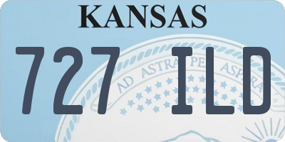 KS license plate 727ILD