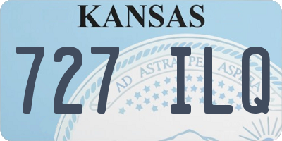 KS license plate 727ILQ