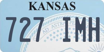 KS license plate 727IMH