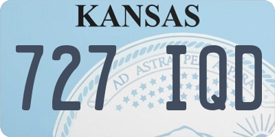 KS license plate 727IQD