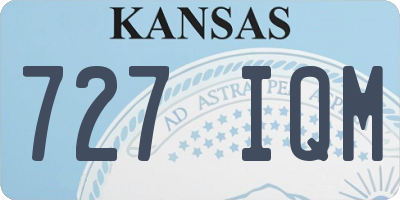 KS license plate 727IQM