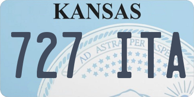 KS license plate 727ITA