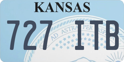 KS license plate 727ITB