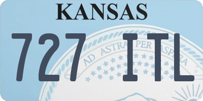 KS license plate 727ITL