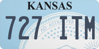 KS license plate 727ITM