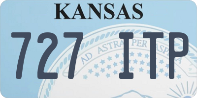 KS license plate 727ITP