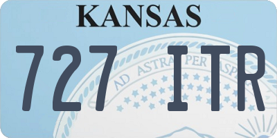 KS license plate 727ITR