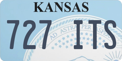 KS license plate 727ITS